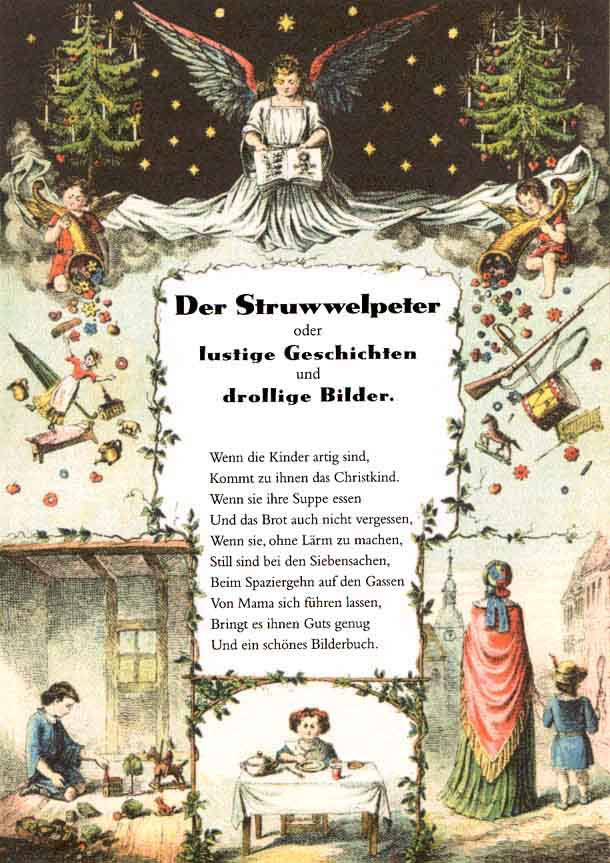 Die Geschichten vom Struwwelpeter  u.s.w sind von Heinrich Hoffmann der vom 13.06.1809 - 20.09.1894 gelebt hat.